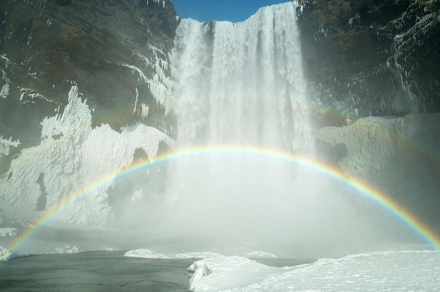 Skogafoss Waterfall, Skogar, Iceland Photograph by Travelpix Ltd
