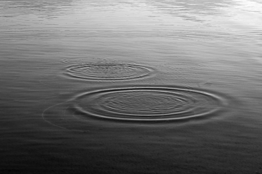 SKC 0211 Three Gradual Circles Photograph by Sunil Kapadia