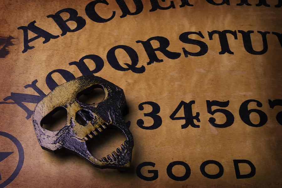 Skull Planchette Photograph by Garry Gay