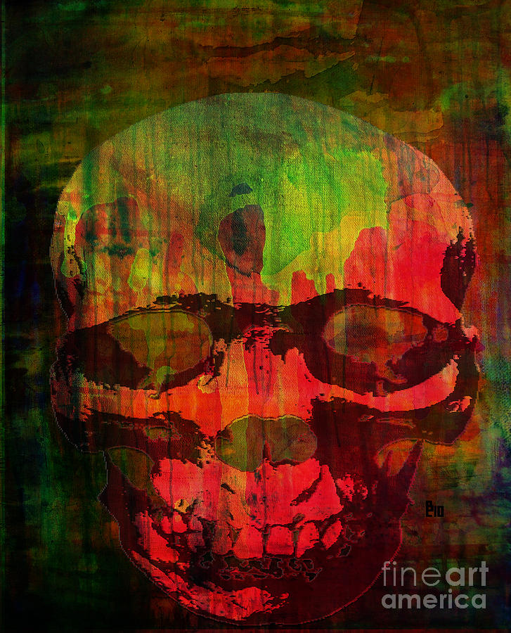 Skull with Hallow 6 Digital Art by Brandon Lynch - Fine Art America