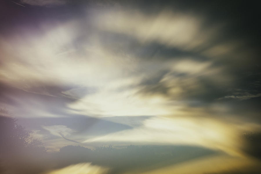 Abstract Photograph - Sky - Double Exposure by Nicholas Evans