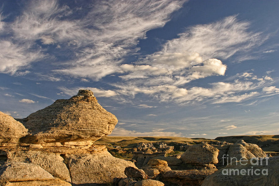 Sky and Rocks Photograph by Inge Riis McDonald