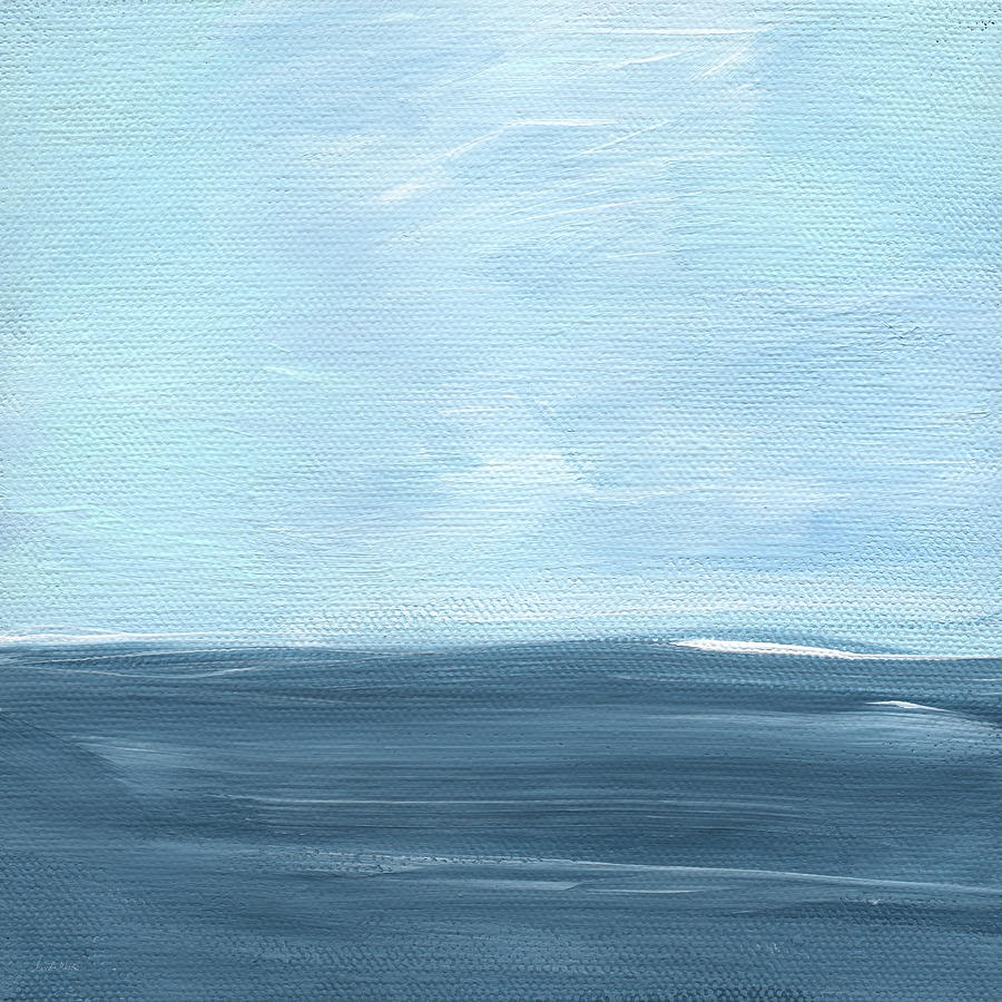 Nature Painting - Sky and Sea by Linda Woods
