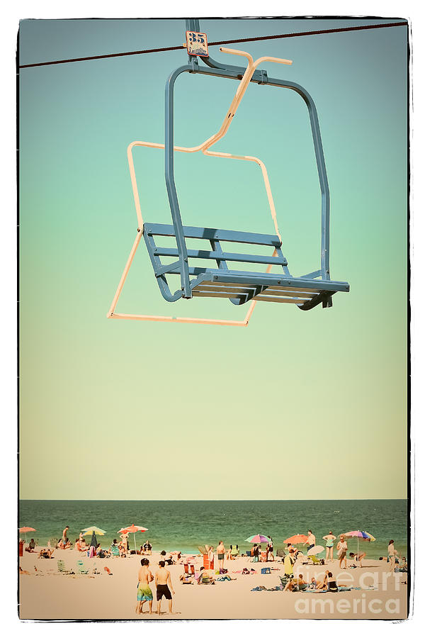 Summer Photograph - Sky Blue - Sky Ride by Colleen Kammerer