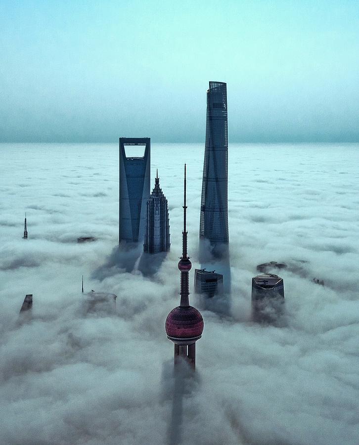 Sky City Photograph by Stan Huang