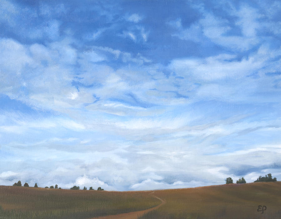 Sky Painting by Elena Polozova