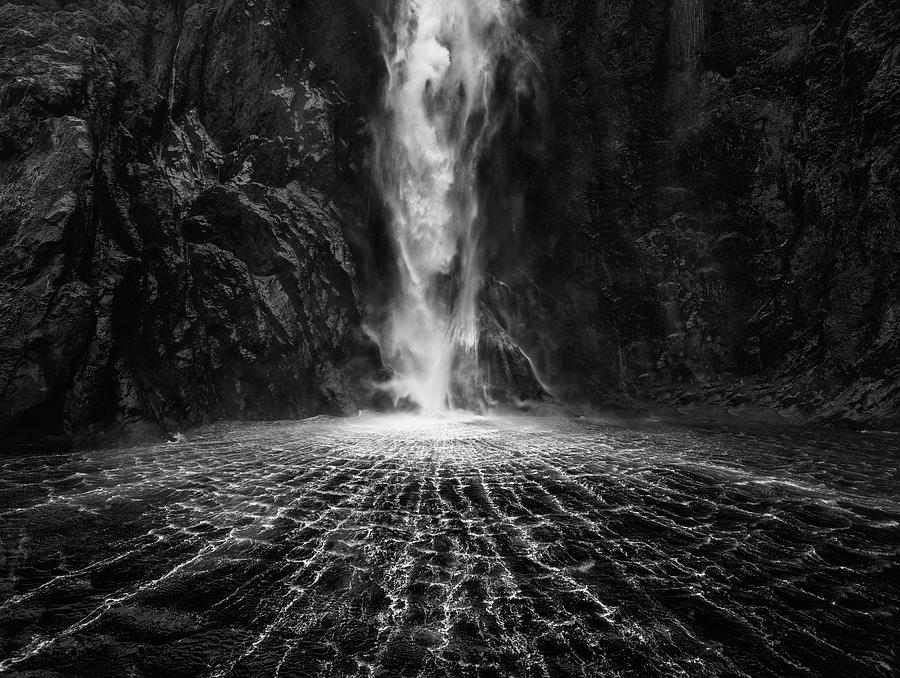 Waterfall Photograph - Sky Fall by Fei Shi