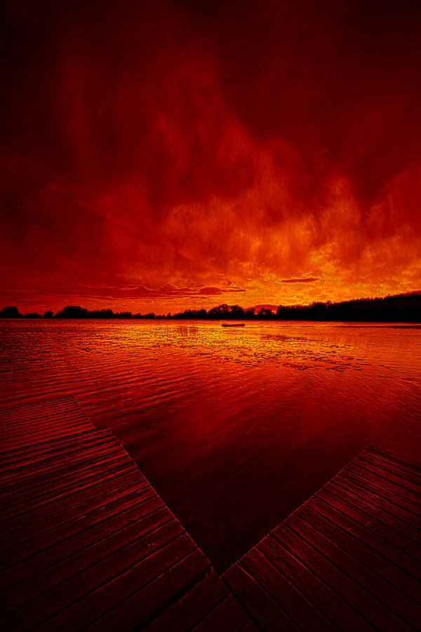 Nature Photograph - Sky Fire by Phil Koch