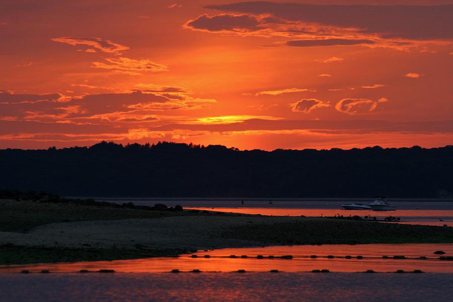 Sky Fire Sunset Photograph by Karen Silvestri