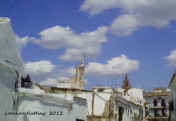 Sky in Ecija Painting by Bruce Nutting