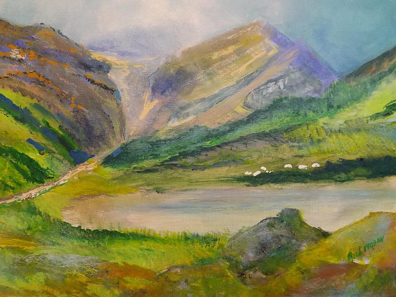 Mountain Painting - Sky Meets Earth in County Kerry by Rich Mason