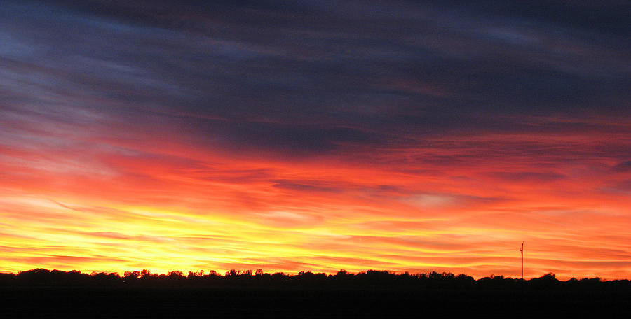 Sky on Fire Photograph by Kathy McCabe - Fine Art America