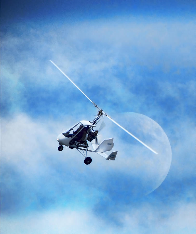Helicopter Photograph - Sky Optics by Shannon Story