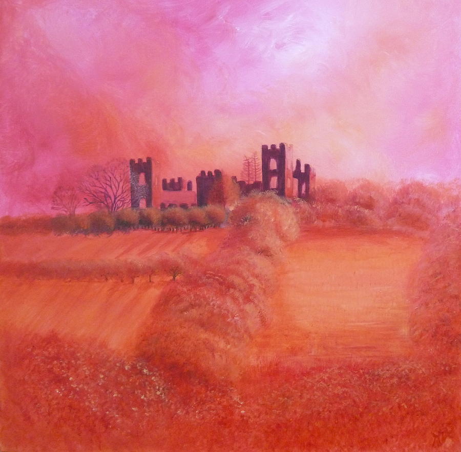 Sky Over Riber Castle Painting