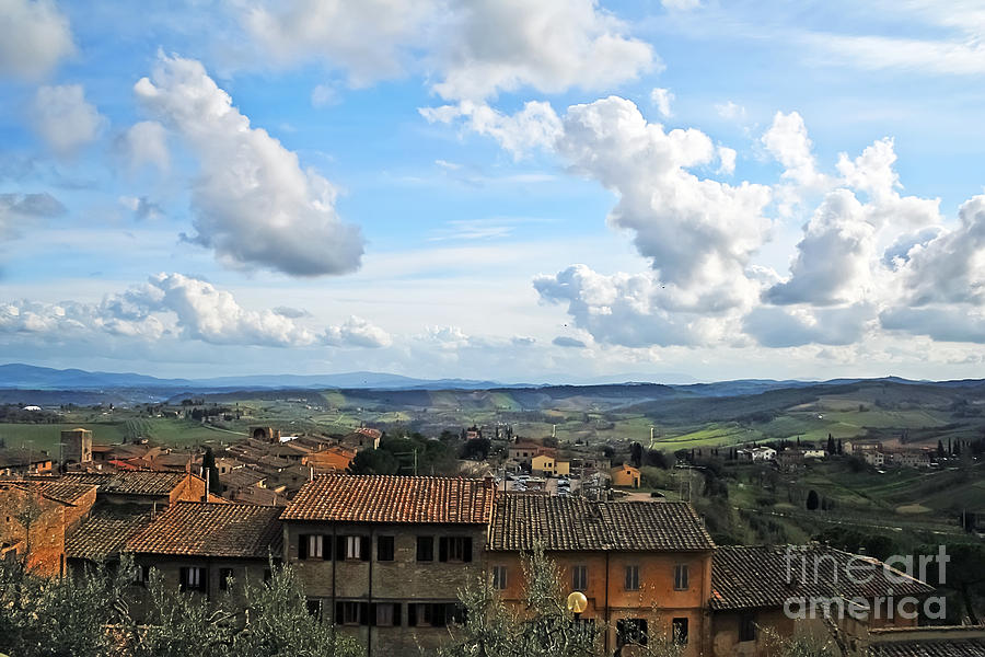 Nature Photograph - Sky Over Tuscany by Elvis Vaughn