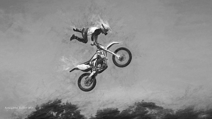 Sky Rider Through The Air Photograph by Aleksander Rotner