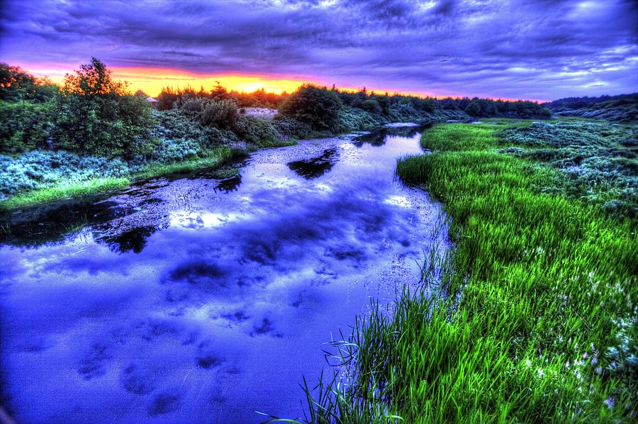 Sky River Blue Photograph by Conrad Libby | Fine Art America