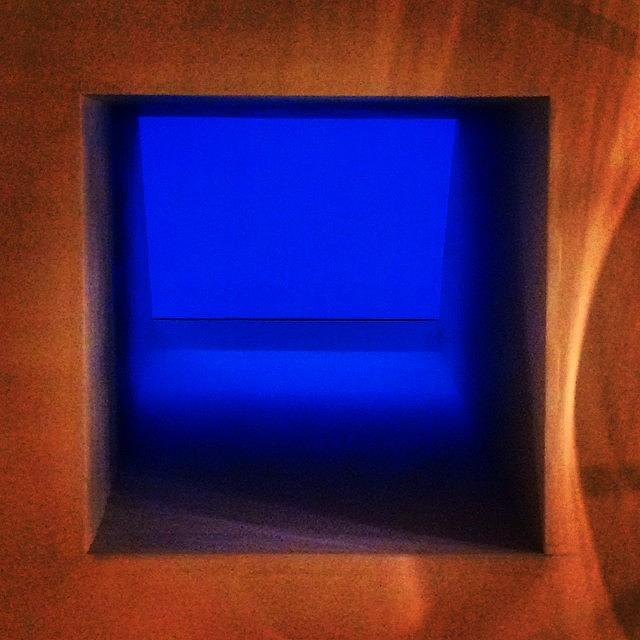 Architecture Photograph - #sky #skylight #ceiling #blue #glowing by Steven Shewach