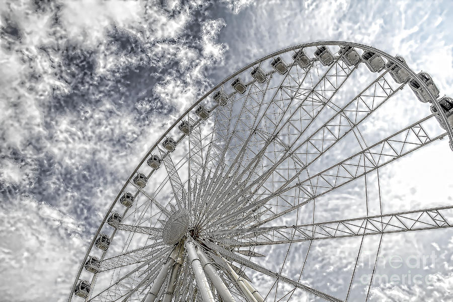 Sky Wheel Photograph by Jim Lepard