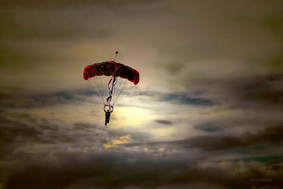 Evening Skydiver Photograph by Dyle   Warren