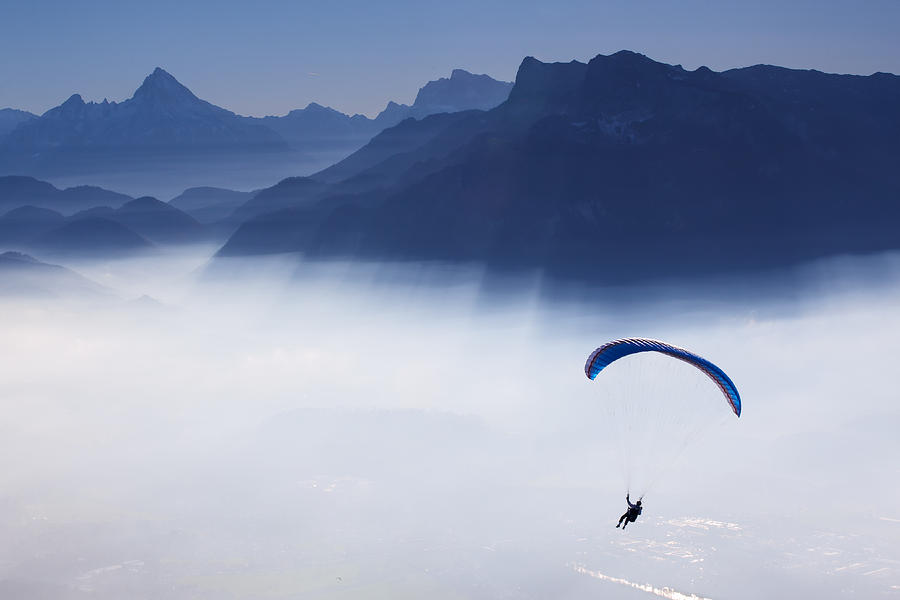Skydiving Photograph by DieterMeyrl