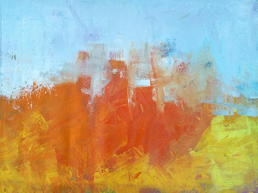 Skye blue Painting by Thasyn Ali