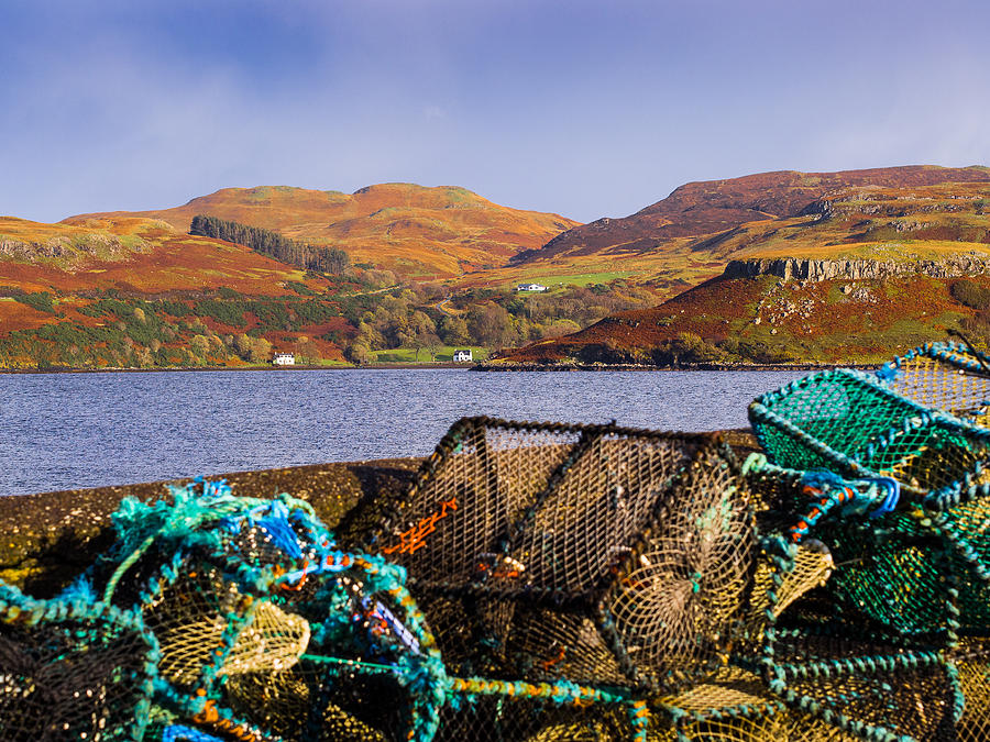 Skye Fishing Pots Photograph by Mark Llewellyn