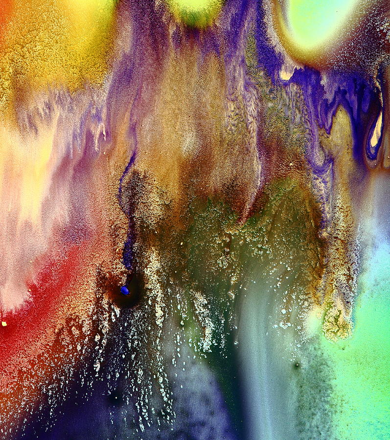 Skyfall-Colorful Abstract Art by Kredart Photograph by Serg Wiaderny