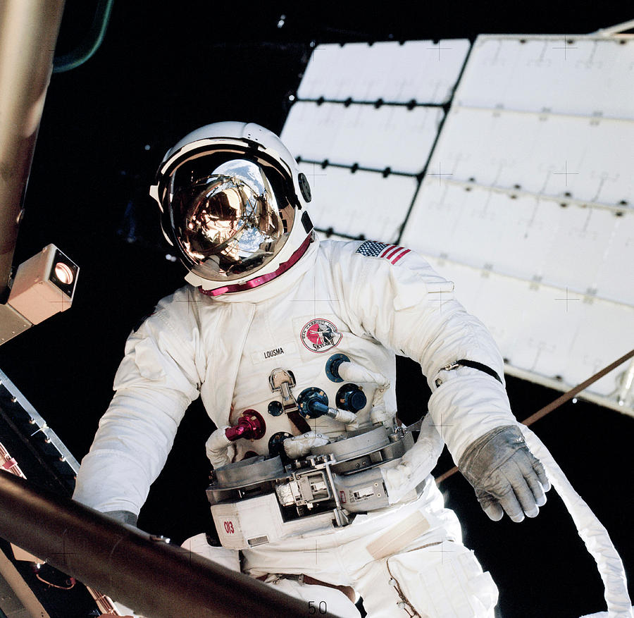 Skylab Spacewalk Photograph by Nasa