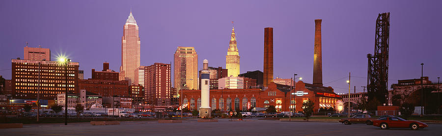 Cleveland Photograph - Skyline, Cleveland, Ohio, Usa by Panoramic Images