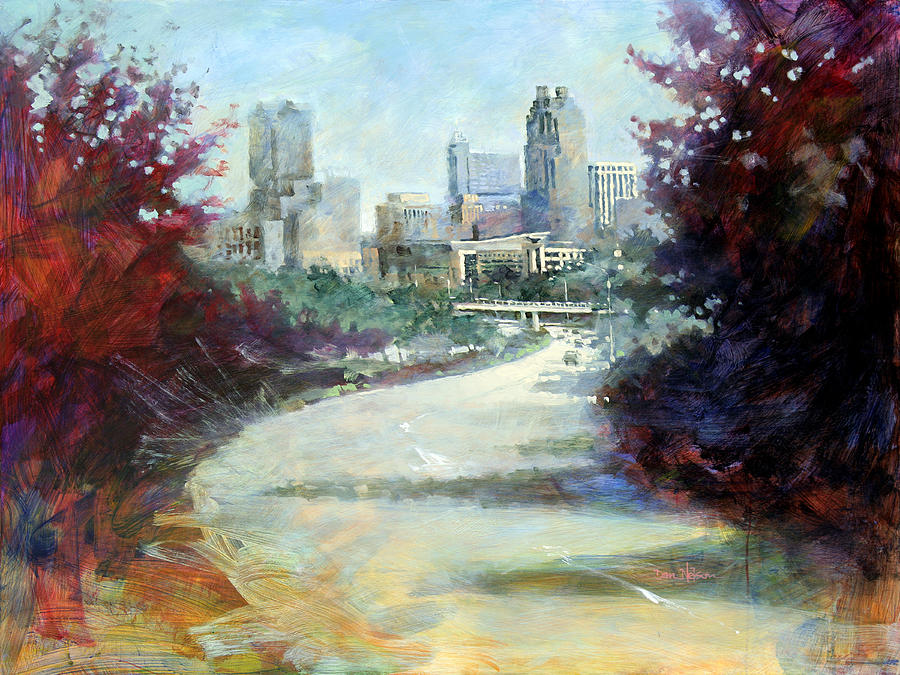 Skyline from the South Painting by Dan Nelson