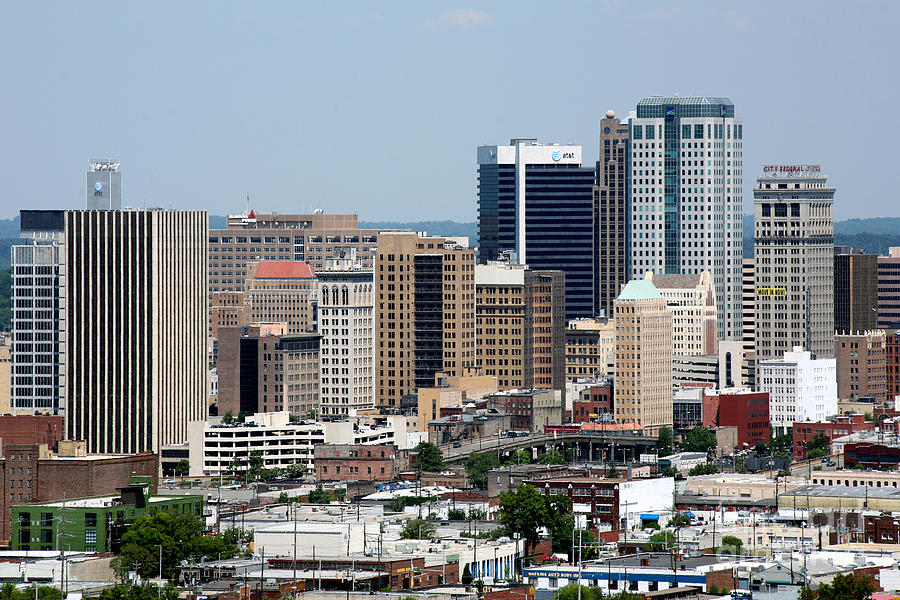 Skyline Of Birmingham Al Photograph by Bill Cobb