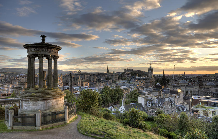 Skyline of Edinburgh Scotland Photograph by Michalakis Ppalis