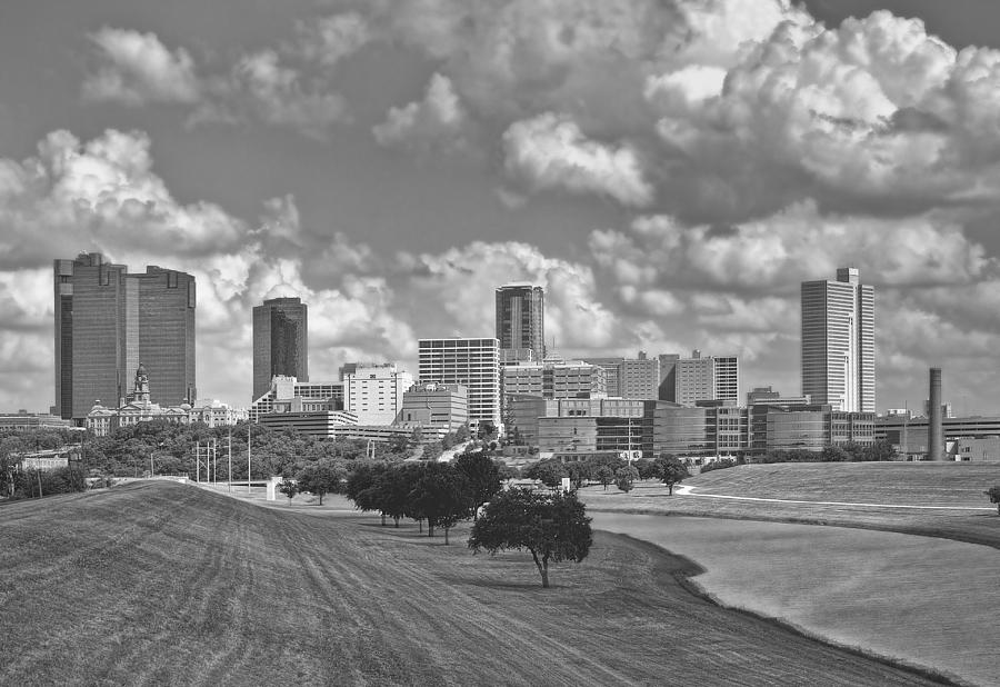 Skyline of Fort Worth Photograph by David and Carol Kelly