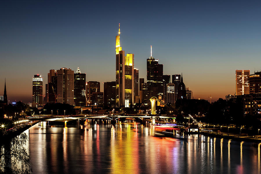 Skyline Of Frankfurt, Germany Photograph by Ollo