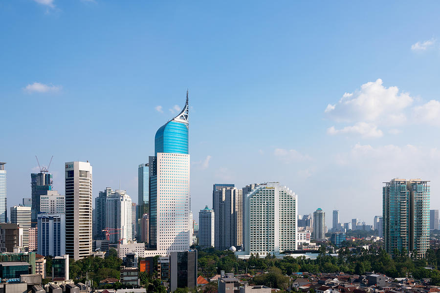 Skyline of Jakarta, Indonesia Photograph by Afriandi