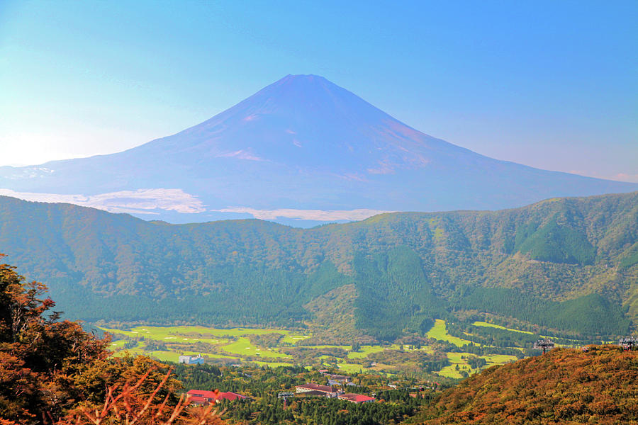 Skyline Of Mount.fuji From Owakudani Photograph by Photography By Zhangxun