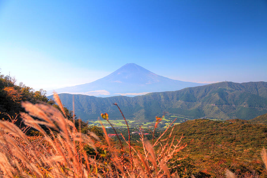 Skyline Of Mt.fuji From Owakudani Photograph by Photography By Zhangxun