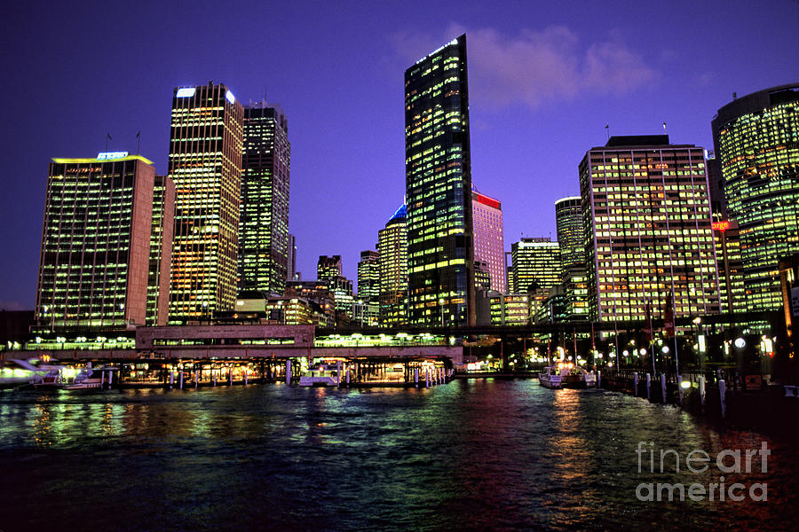 Skyline Of Sydney, Australia Photograph by Bill Bachmann