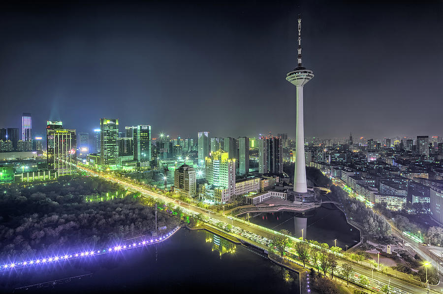 Skyline Shenyang Metropolis Modern Photograph by Steffen Schnur