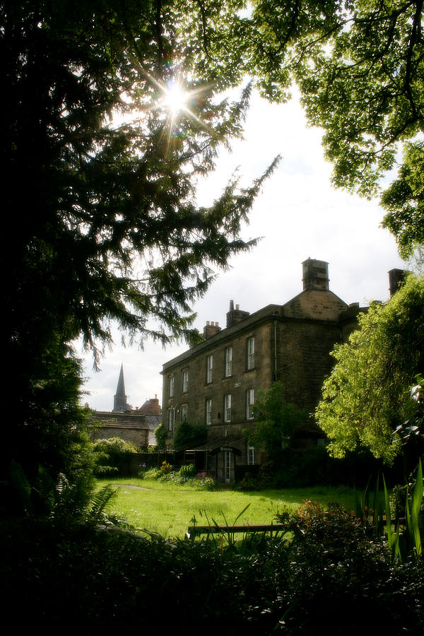 Skylines Peeking Through Mansion Trees In Old Victorian Manor House - Peak District - England Photograph by Doc Braham