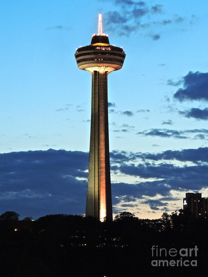 Skylon Tower Gold Photograph by Eve Spring Fine Art America