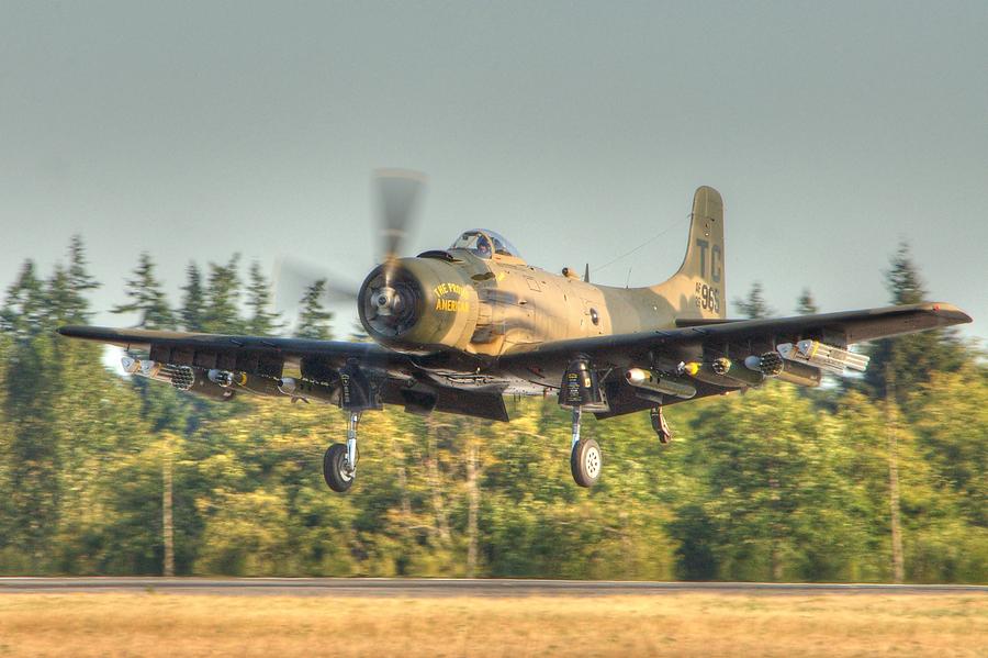Skyraider Photograph by Jeff Cook