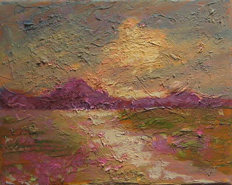 Skyscape I Painting by Edy Ottesen