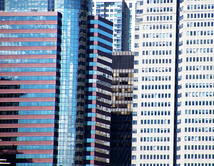Skyscraper Abstract, Windows And Photograph by William Andrew