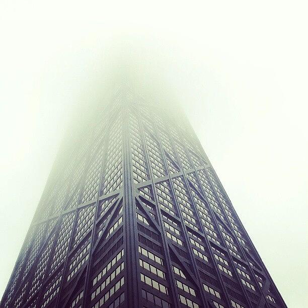 Chicago Photograph - Skyscraper On A Foggy Day by Jill Tuinier