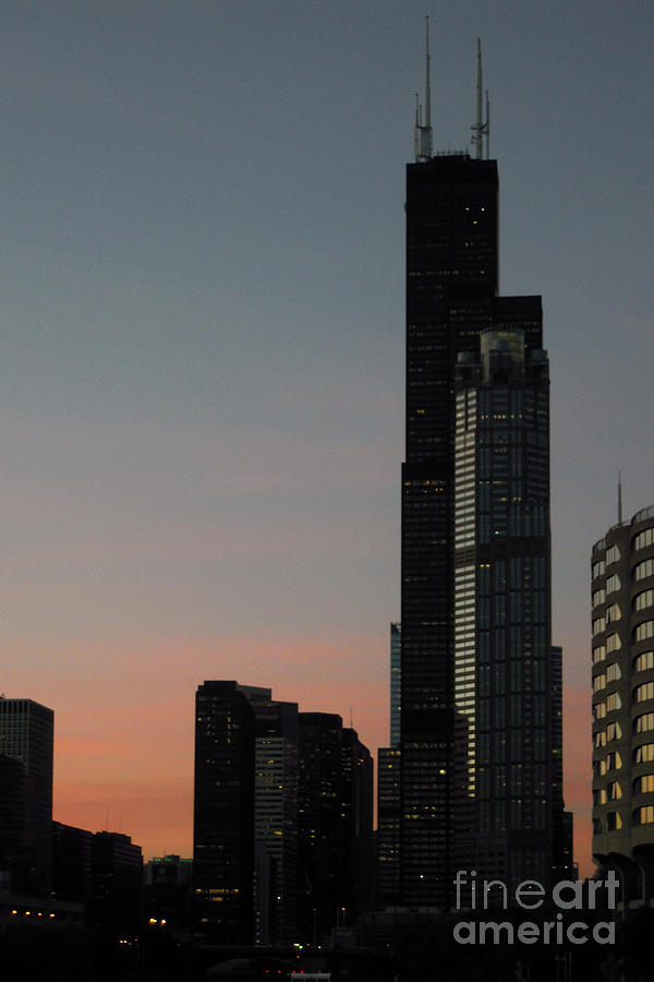 Sunset Photograph - Skyscrapers at Dusk by Larry Lawhead