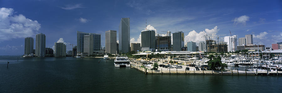 Skyscrapers At The Waterfront Viewed Photograph by Panoramic Images