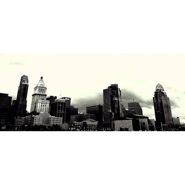 Cincinnati Photograph - Skyscrapers by Dave Schmidt