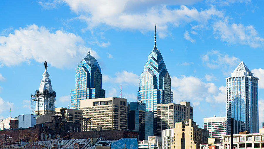 Philadelphia Photograph - Skyscrapers In A City, Liberty Place by Panoramic Images